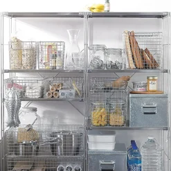 Sale Muji Panier en fil d'acier inoxydable L37X P26 XH8 cm