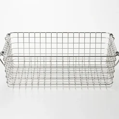 Online Muji Panier en fil d'acier inoxydable L37X P26X H12cm