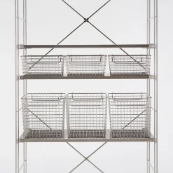 Online Muji Panier en fil d'acier inoxydable L37X P26X H12cm