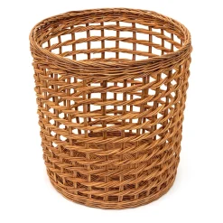 Outlet Muji Panier rond en rotin à tissage ouvert M