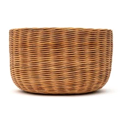 Hot Muji Panier tissé en rotin ‐ rond, M