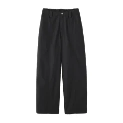 Sale Muji Pantalon à cordon de serrage en toile de coton léger pour femme