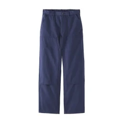 Muji Pantalon aux genoux renforcés en toile de coton pour homme