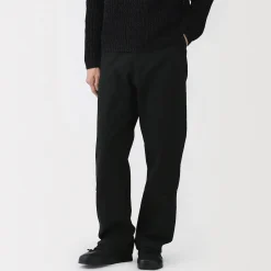 Muji Pantalon aux genoux renforcés en toile de coton pour homme