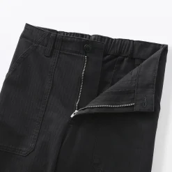 Discount Muji Pantalon avec motif de chevrons en coton pour femme