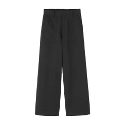Discount Muji Pantalon avec motif de chevrons en coton pour femme