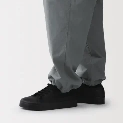 Clearance Muji Pantalon cargo à coupe Easy Fit en toile de coton léger pour homme