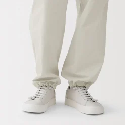 Clearance Muji Pantalon cargo à coupe Easy Fit en toile de coton léger pour homme