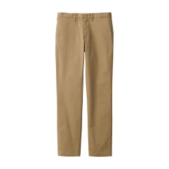 Sale Muji Pantalon Chino en coton stretch coupe slim homme ‐ Longueur 82cm Beige