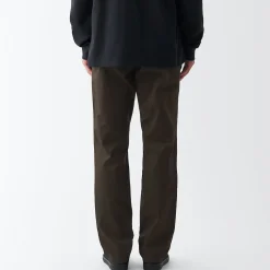 Sale Muji Pantalon Chino en coton stretch coupe slim homme ‐ Longueur 82cm Beige