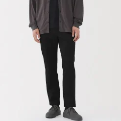 Outlet Muji Pantalon Chino en coton stretch coupe slim pour homme