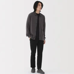 Outlet Muji Pantalon Chino en coton stretch coupe slim pour homme