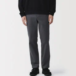 Outlet Muji Pantalon Chino en coton stretch coupe slim pour homme