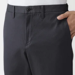 Outlet Muji Pantalon Chino en coton stretch coupe slim pour homme