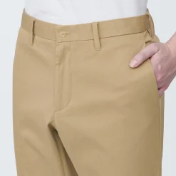 New Muji Pantalon Chino en coton stretch coupe slim pour homme