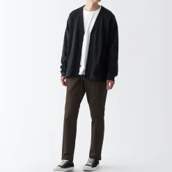 Sale Muji Pantalon Chino en coton stretch coupe slim homme ‐ Longueur 76cm 18855
