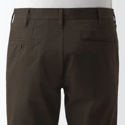 Sale Muji Pantalon Chino en coton stretch coupe slim homme ‐ Longueur 76cm 18855