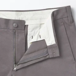 Discount Muji Pantalon Chino en coton stretch coupe slim pour homme Brun Grisâtre