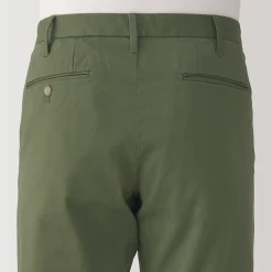 Best Muji Pantalon Chino long en coton stretch coupe slim pour homme