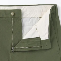 Best Muji Pantalon Chino long en coton stretch coupe slim pour homme