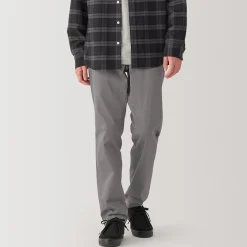 Best Muji Pantalon Chino long en coton stretch coupe slim pour homme
