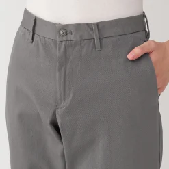Best Muji Pantalon Chino long en coton stretch coupe slim pour homme