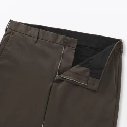 Best Muji Pantalon Chino long en coton stretch coupe slim pour homme