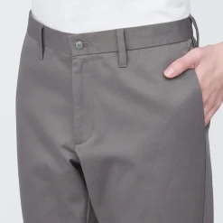 Best Muji Pantalon Chino long en coton stretch coupe slim pour homme