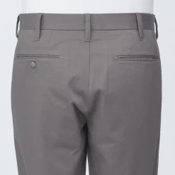 Best Muji Pantalon Chino long en coton stretch coupe slim pour homme