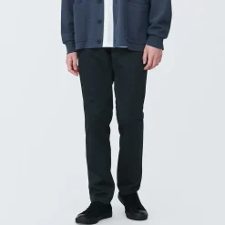 Sale Muji Pantalon Chino long en coton stretch coupe slim pour homme