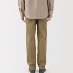 Sale Muji Pantalon Chino long en coton stretch coupe slim pour homme