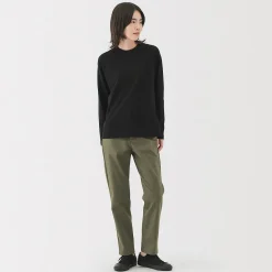 Clearance Muji Pantalon chino slim 4‐Way Stretch pour femme
