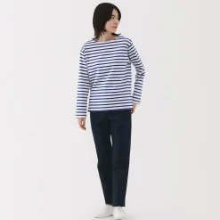Clearance Muji Pantalon chino slim 4‐Way Stretch pour femme