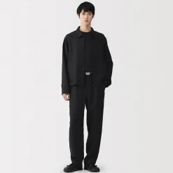 Sale Muji Pantalon confortable en lin et lyocell pour homme