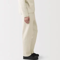 Best Muji Pantalon confortable en maille côtelée Milano de coton pour homme