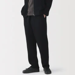 Best Muji Pantalon confortable en maille côtelée Milano de coton pour homme