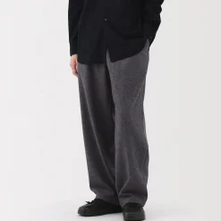 Online Muji Pantalon confortable en mélange de cachemire recyclé pour homme