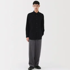 Online Muji Pantalon confortable en mélange de cachemire recyclé pour homme
