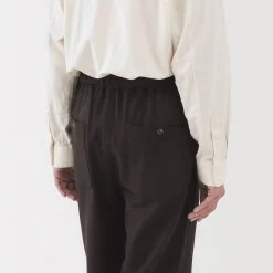 Online Muji Pantalon confortable en mélange de cachemire recyclé pour homme