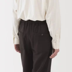 Online Muji Pantalon confortable en mélange de cachemire recyclé pour homme