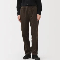 Discount Muji Pantalon confortable en velours côtelé pour homme