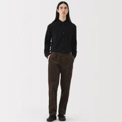 Discount Muji Pantalon confortable en velours côtelé pour homme