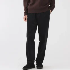 Discount Muji Pantalon confortable en velours côtelé pour homme