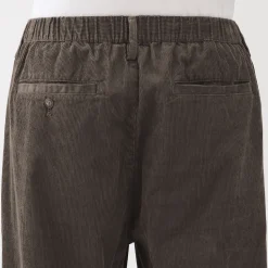 Discount Muji Pantalon confortable en velours côtelé pour homme
