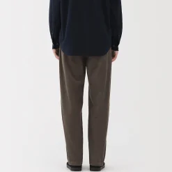 Discount Muji Pantalon confortable en velours côtelé pour homme