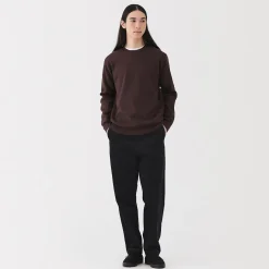 Discount Muji Pantalon confortable en velours côtelé pour homme