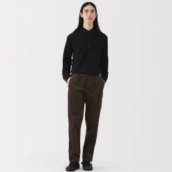 Discount Muji Pantalon confortable en velours côtelé pour homme