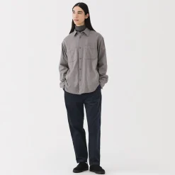 Discount Muji Pantalon confortable en velours côtelé pour homme