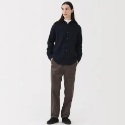 Discount Muji Pantalon confortable en velours côtelé pour homme