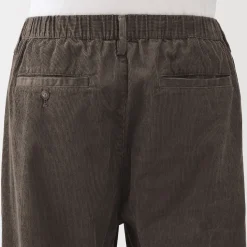 Discount Muji Pantalon confortable en velours côtelé pour homme